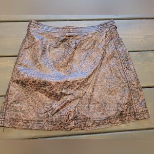 Free people snake skin cheetah print skirt size 0